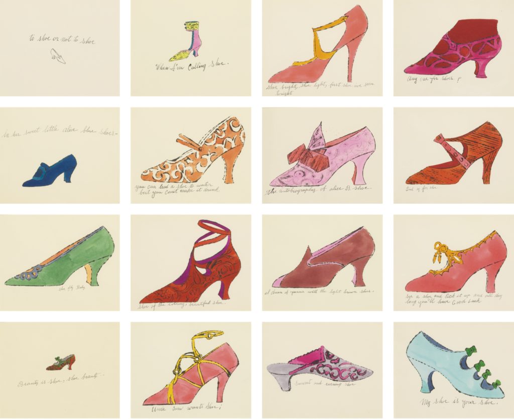 Andy Warhol, À la Recherche du Shoe Perdu, Sotheby's