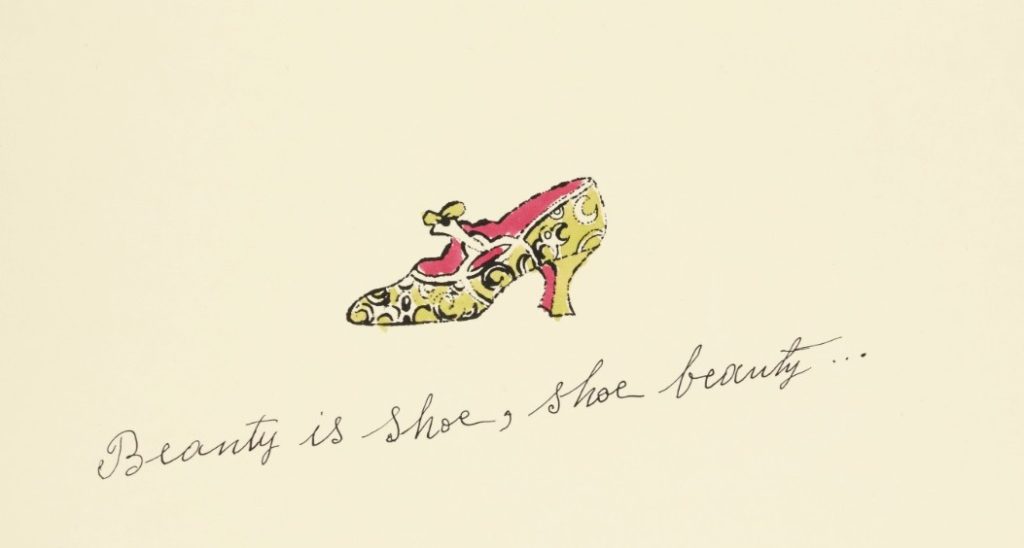 Shoes in Art: Andy Warhol - Pompei Shoes